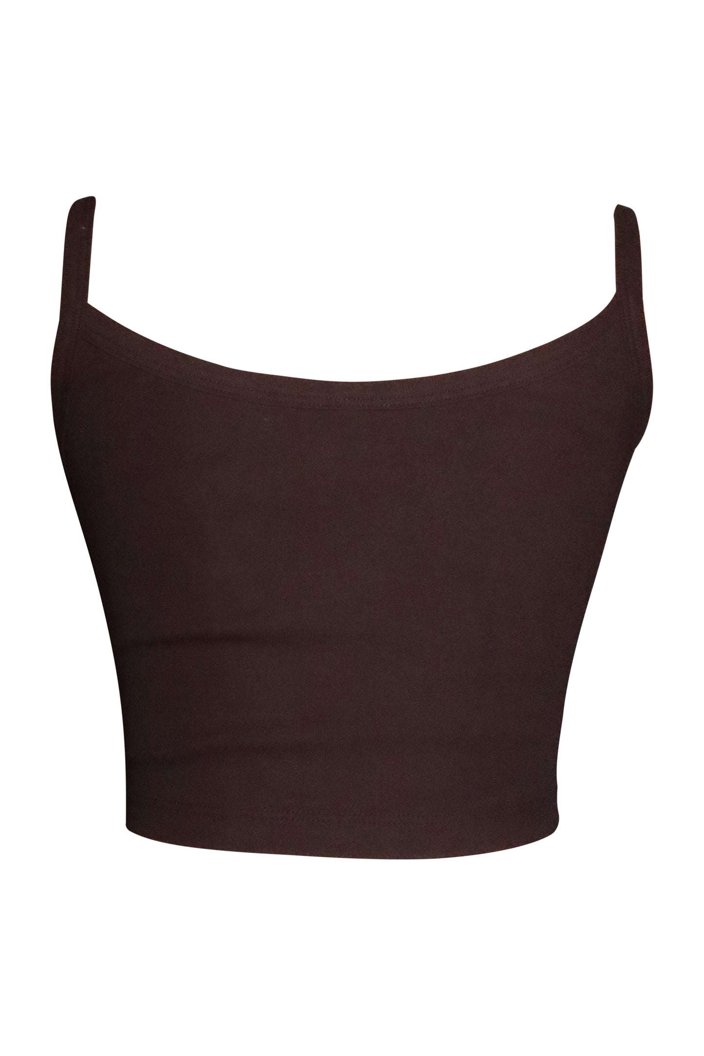 WOMENS BABY RIB TANK (CHOCOLATE)