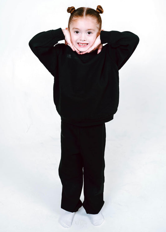 KIDS SWEATPANTS (BLACK)