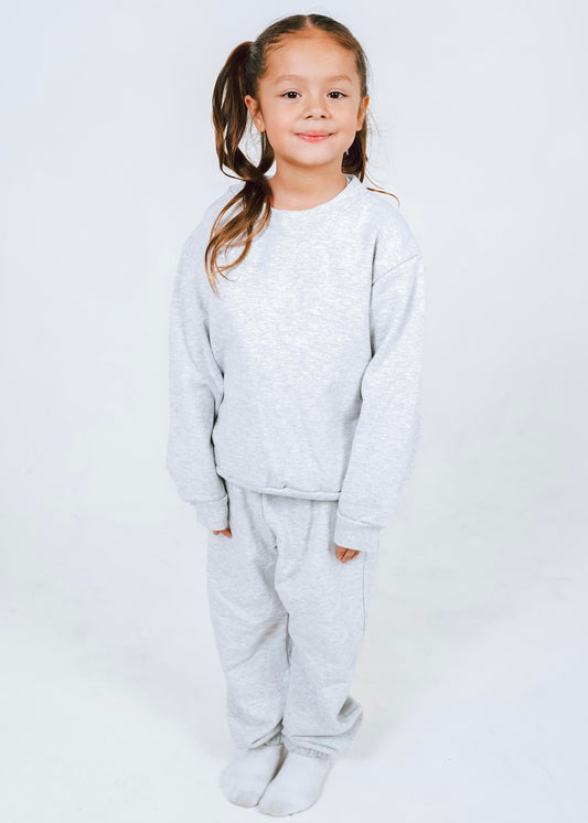 KIDS CREWNECK SWEATSHIRT (GRAY)