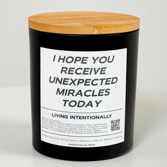 I HOPE CANDLE (BLACK VESSEL)