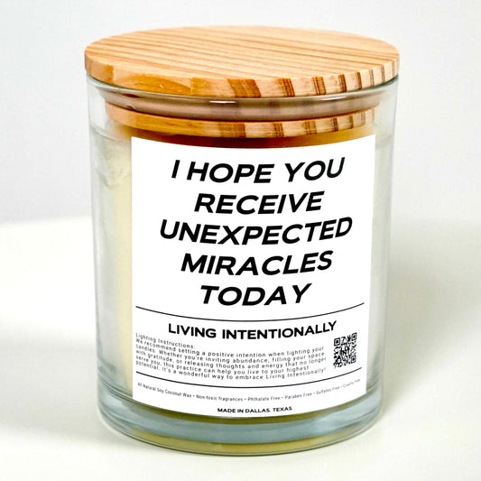 I HOPE CANDLE (CLEAR VESSEL)