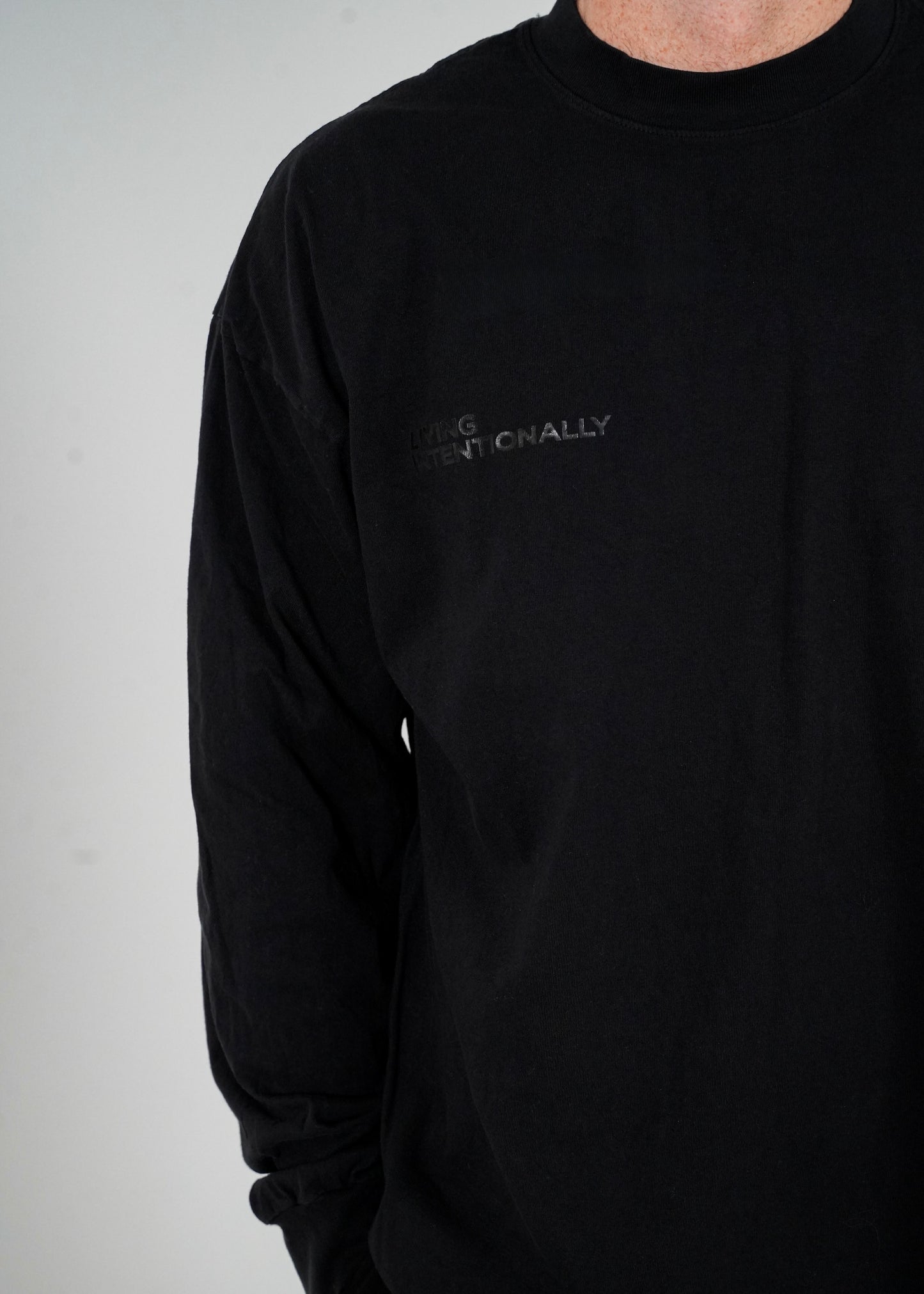 UNISEX LONG SLEEVE TEE (BLACK)
