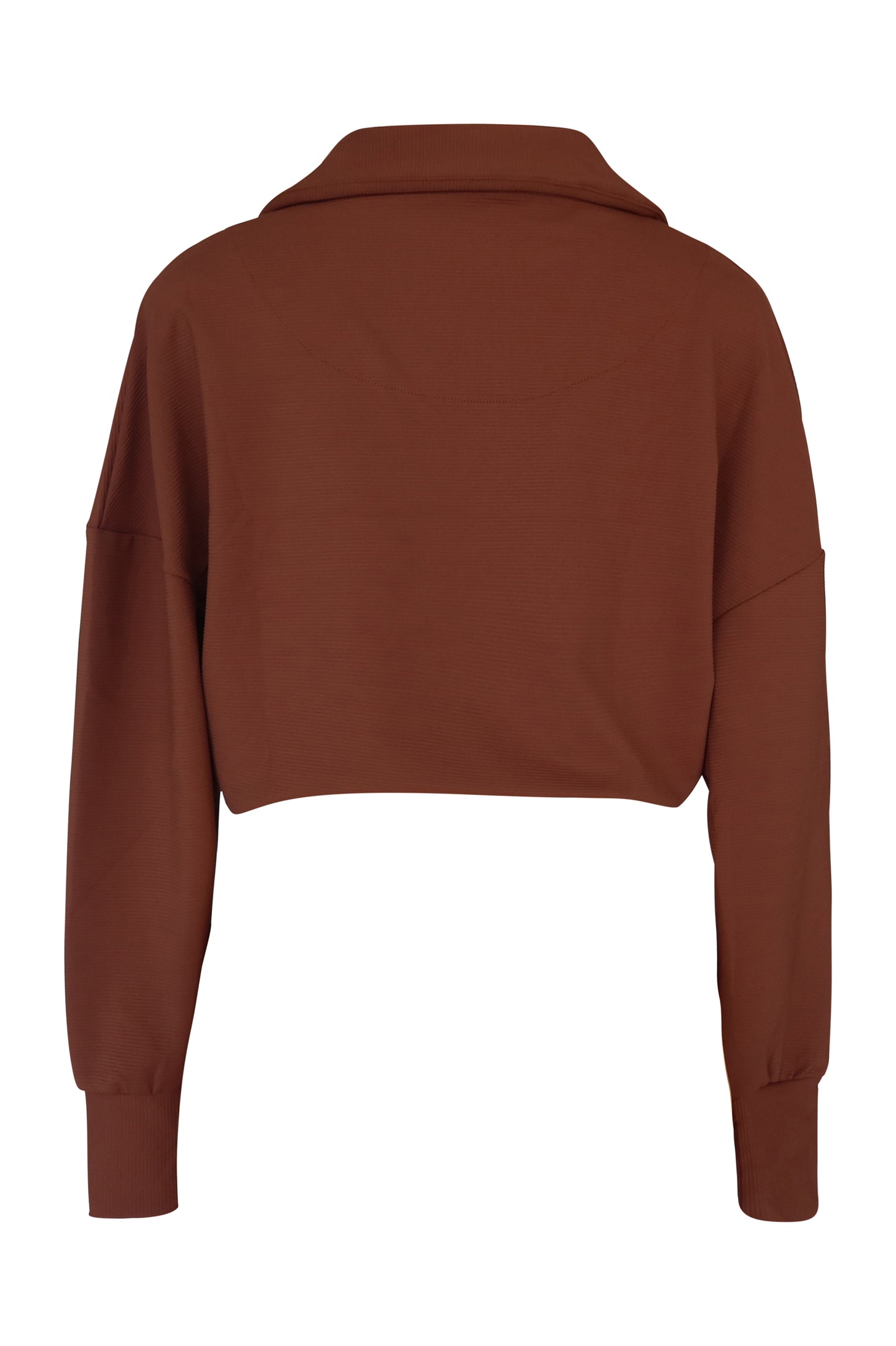FORM DRAWSTRING CROP JACKET (BROWN)