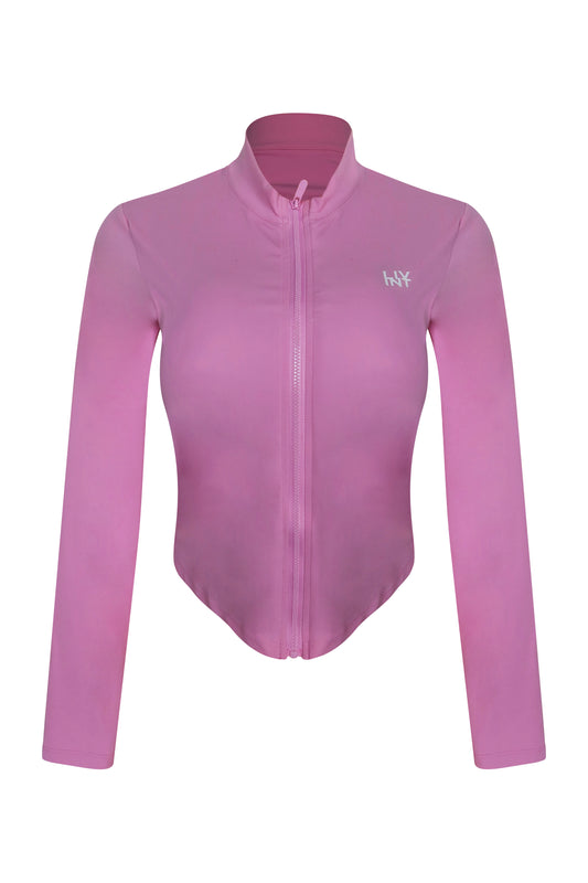 INTENT ZIP JACKET (PEONY)