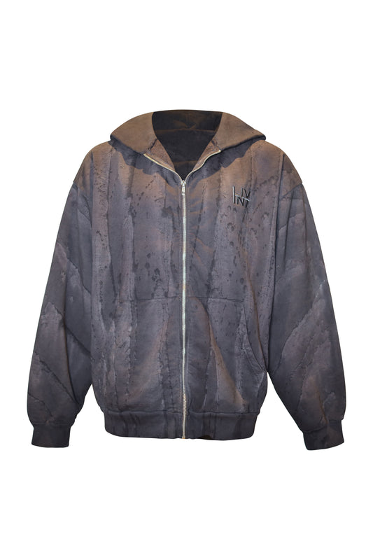 UNISEX ZIP HOODIE (GRAPHITE)