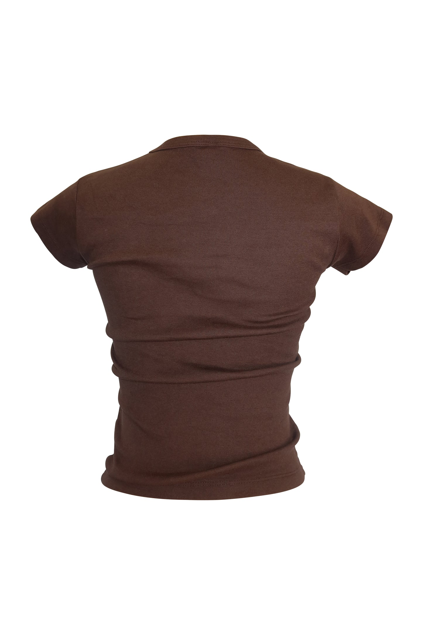 WOMENS BABY TEE (CHOCOLATE)