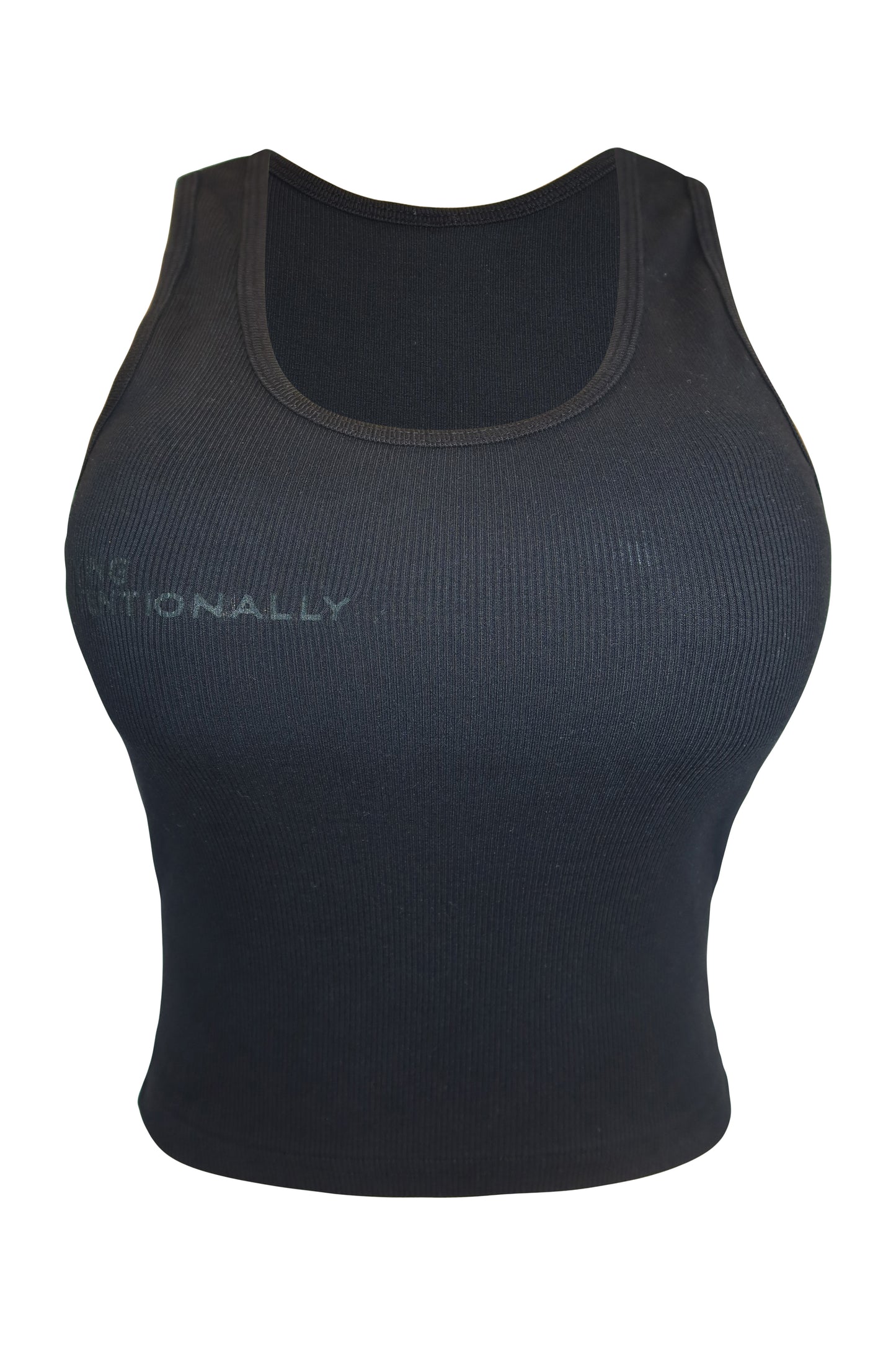 RIBBED TANK (BLACK)