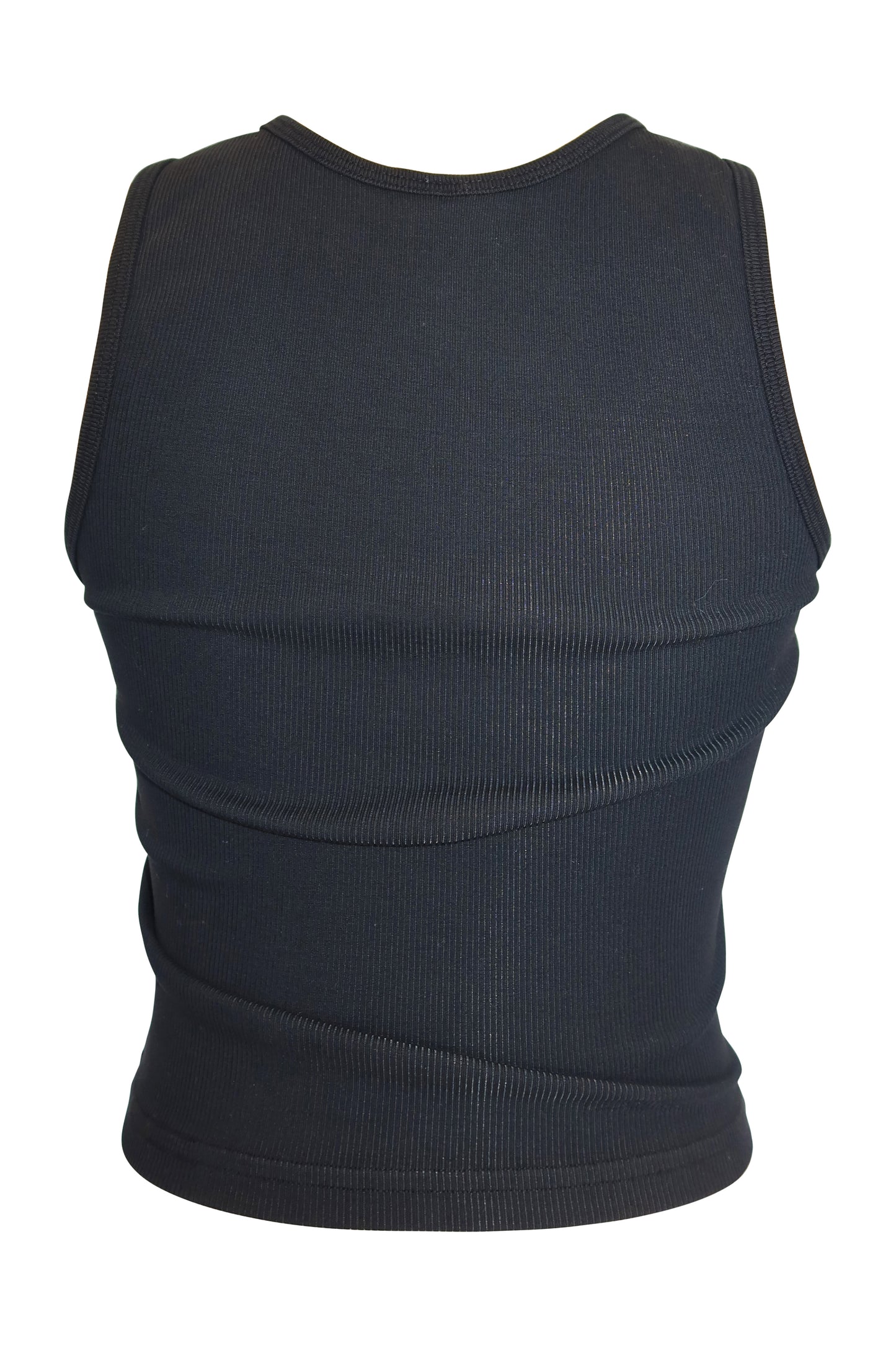 RIBBED TANK (BLACK)