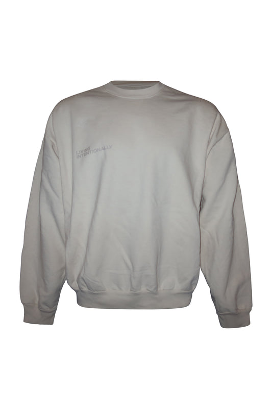WOMEN'S CREWNECK SWEATSHIRT (CREME)