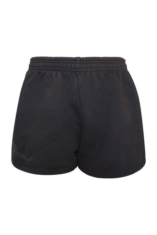 WOMEN'S SWEAT SHORTS (BLACK)