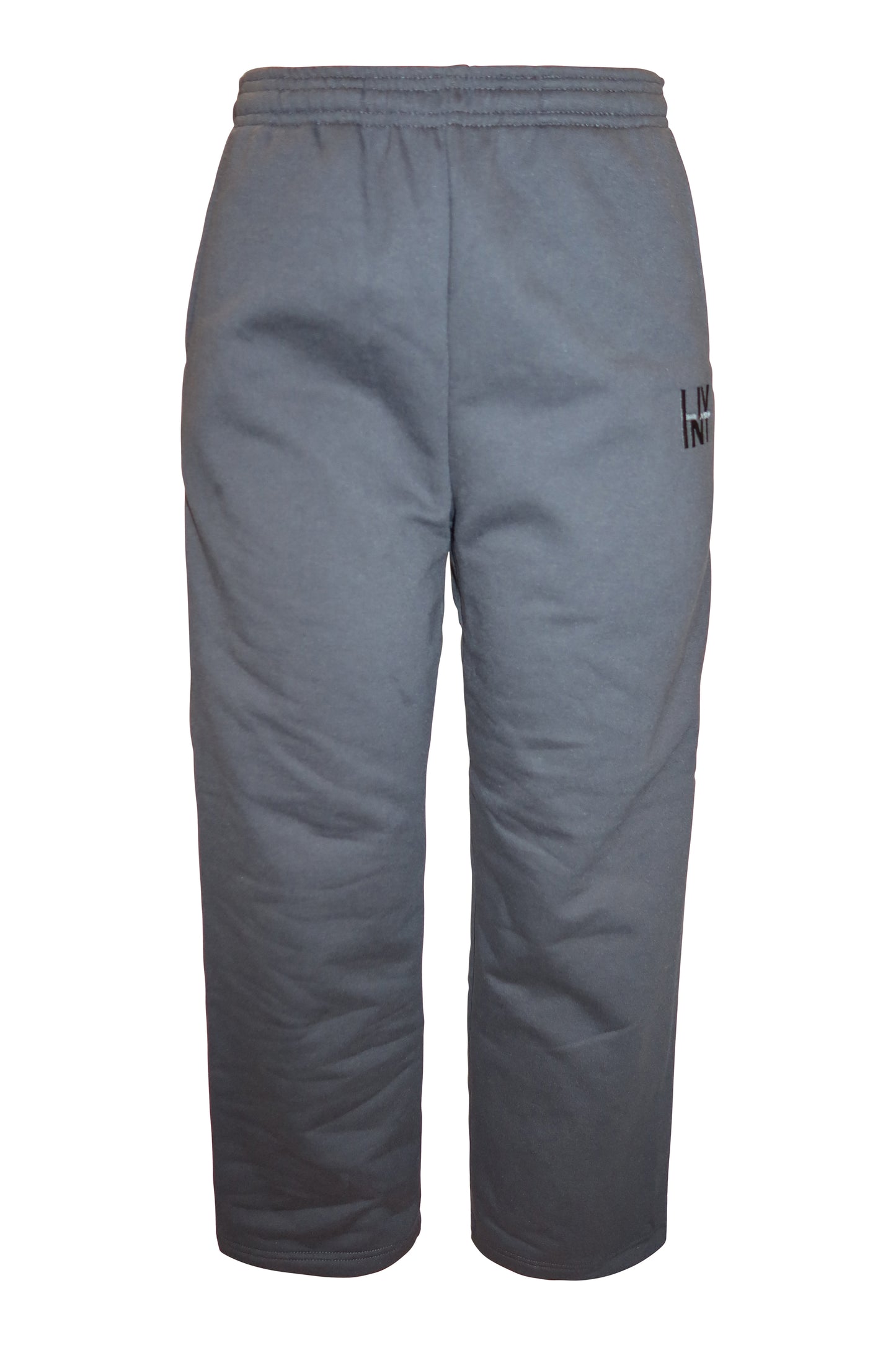 UNISEX WIDE LEG SWEATPANTS (CHARCOAL)