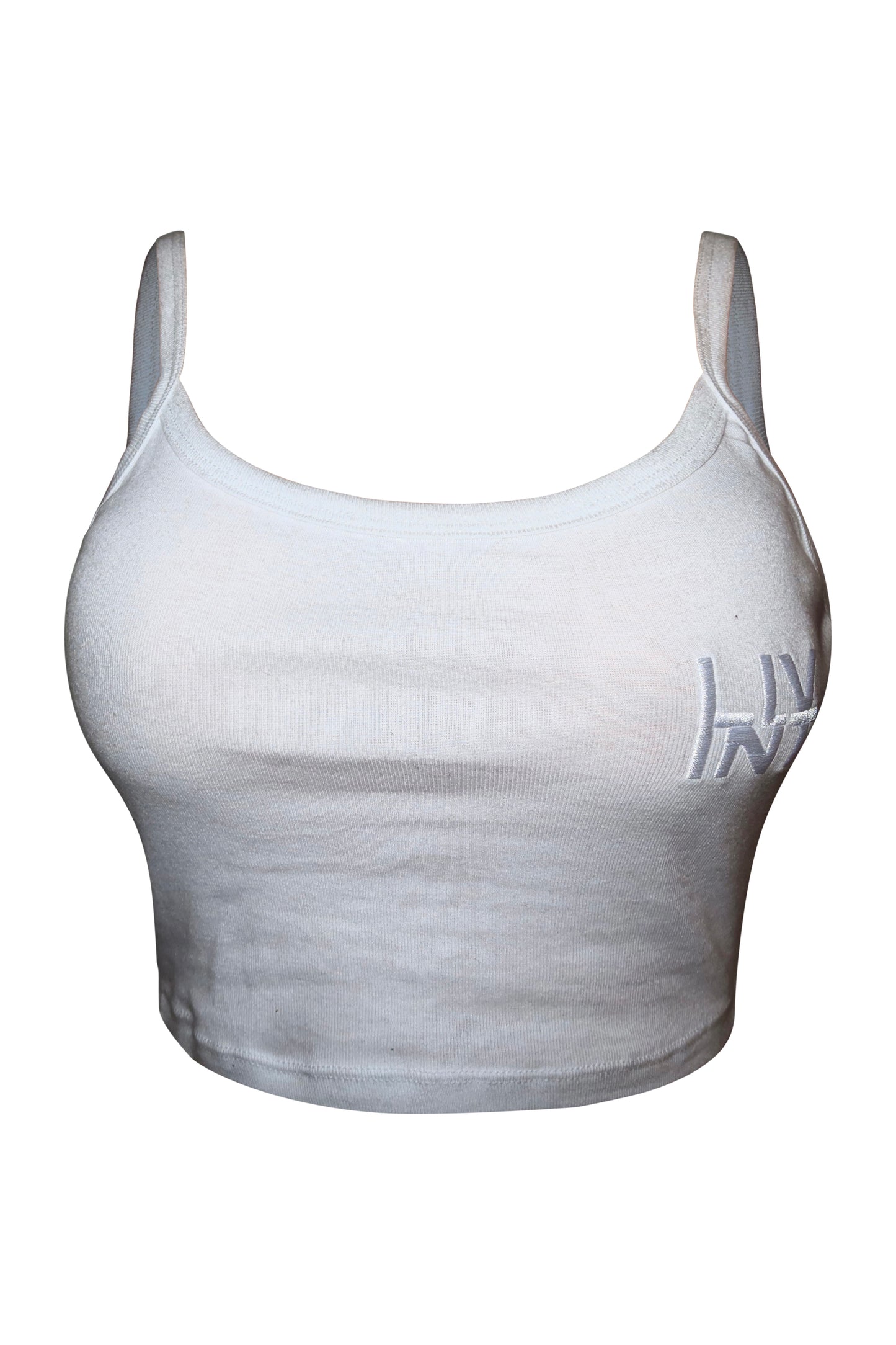 WOMENS BABY RIB TANK (WHITE)