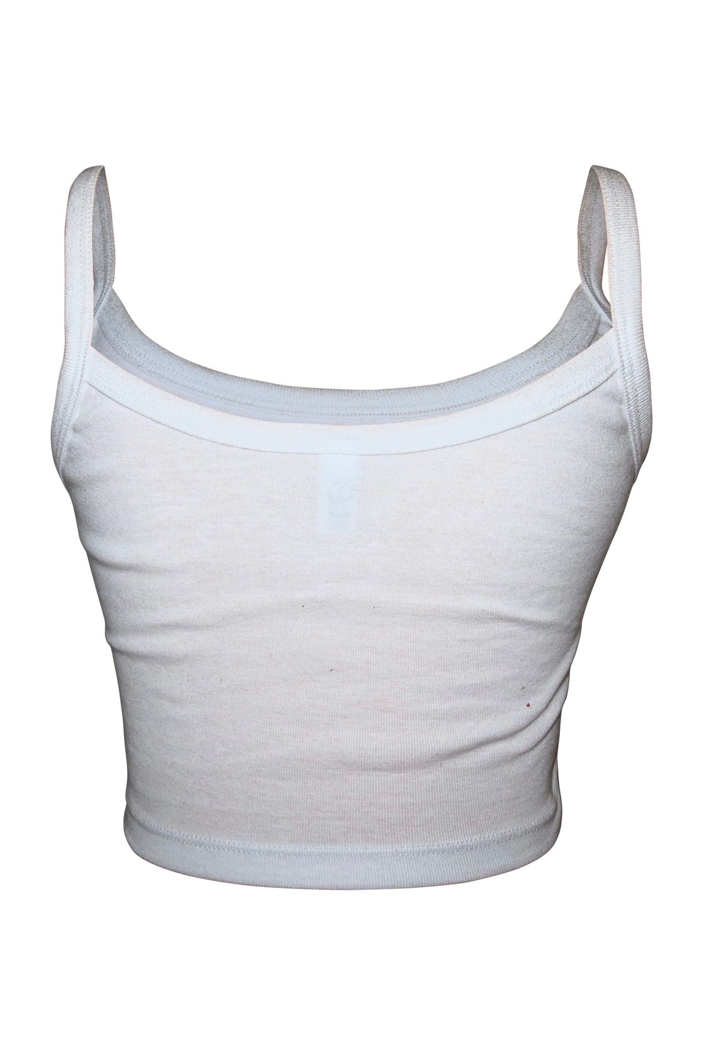 WOMENS BABY RIB TANK (WHITE)