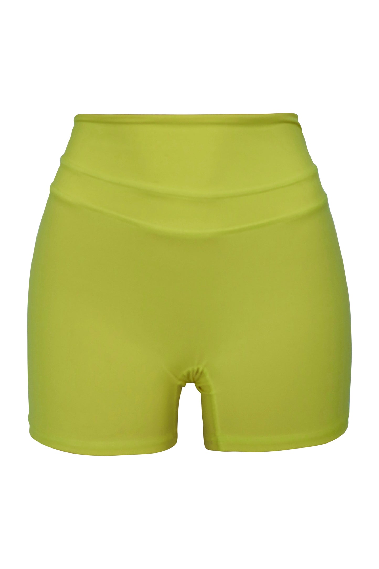 THRIVE BIKER SHORTS (LEMON)