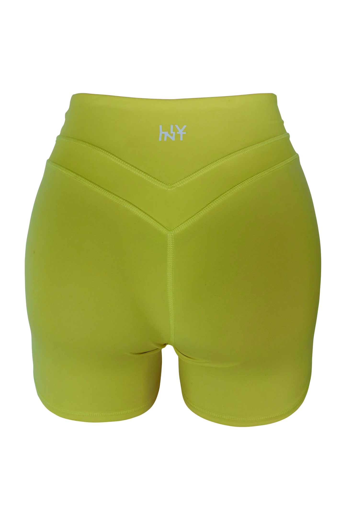 THRIVE BIKER SHORTS (LEMON)