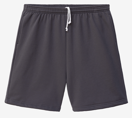 UNISEX SWEAT SHORTS (CHARCOAL)