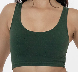 WOMEN'S CROP TANK (IVY)