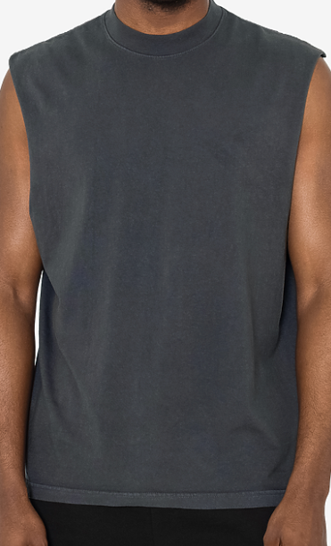 SLEEVELESS TEE (CHARCOAL)