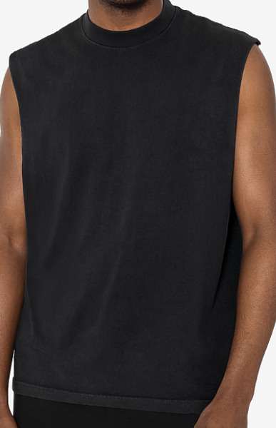 SLEEVELESS TEE (BLACK)