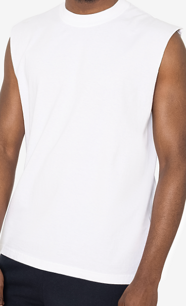 SLEEVELESS TEE (WHITE)