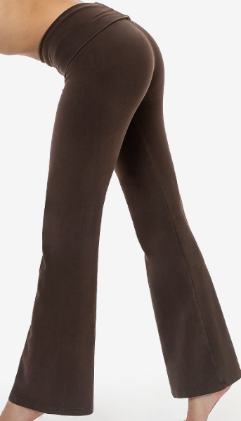 WOMENS YOGA LEGGINGS (CHOCOLATE)